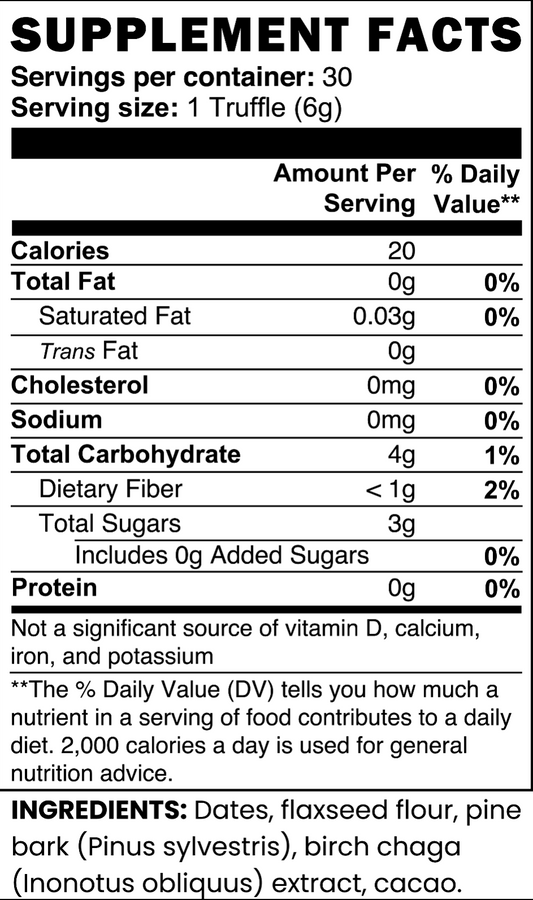 Birch Chaga Truffles